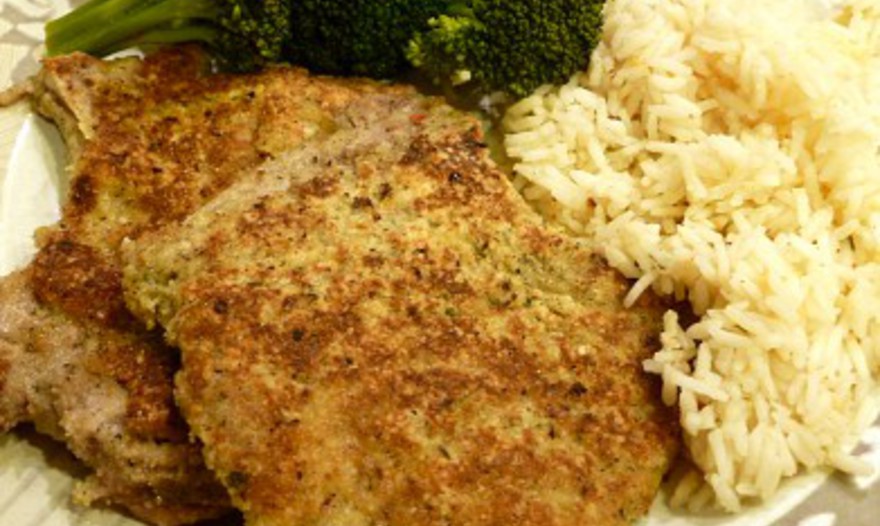 Очень быстрые фаршированные свиные биточки