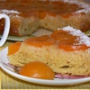 Пирог с кукурузной мукой и абрикосами