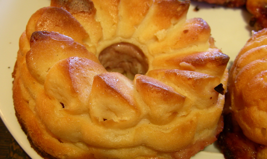 Твороженные  маффины с клюквой