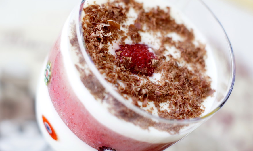 Клубнично-йогуртовый десерт