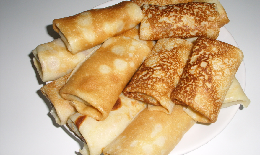 Блинчики с мясом