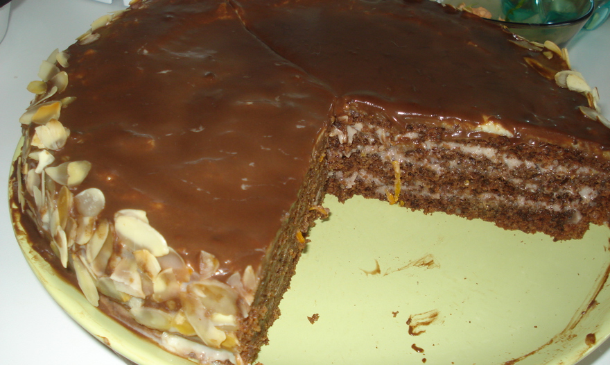 Торт"Татьянин день"  для всех Танечек нашего сайта,настоящих и бывших студентов и...моего любимого супруга!