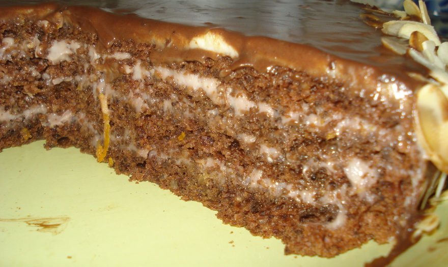 Торт"Татьянин день"  для всех Танечек нашего сайта,настоящих и бывших студентов и...моего любимого супруга!