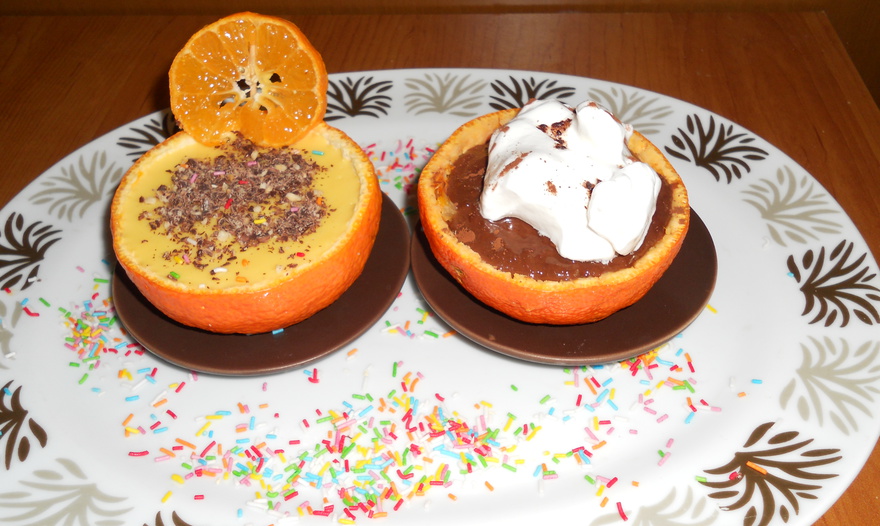 Апельсиновый десерт