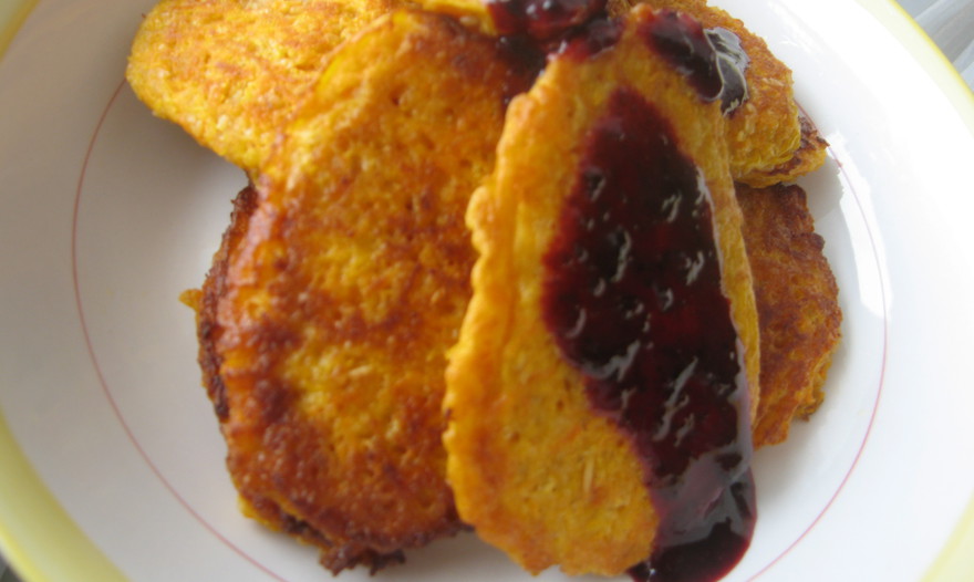 Морковно-апельсиновые блинчики