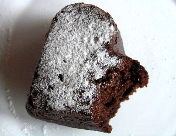 Шоколадно-клубничные кексы или Торт
