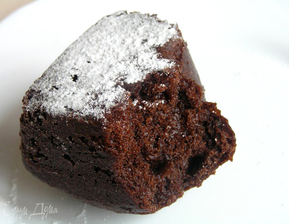Шоколадно-клубничные кексы или Торт
