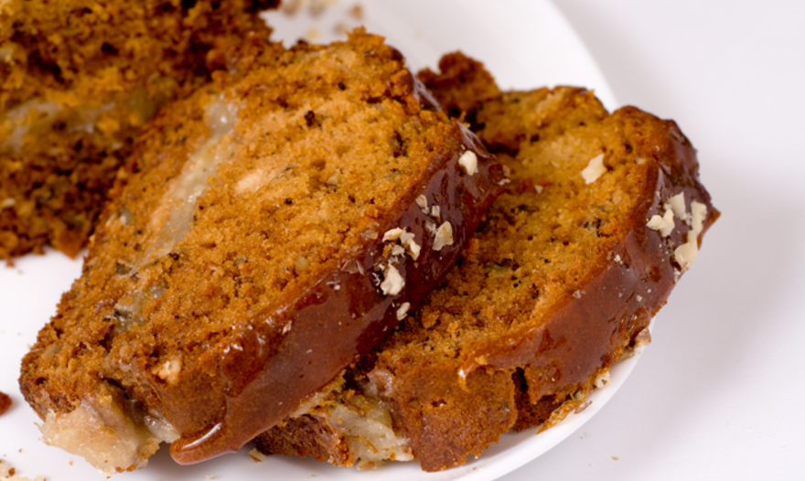 Медовый кекс с банановой прослойкой