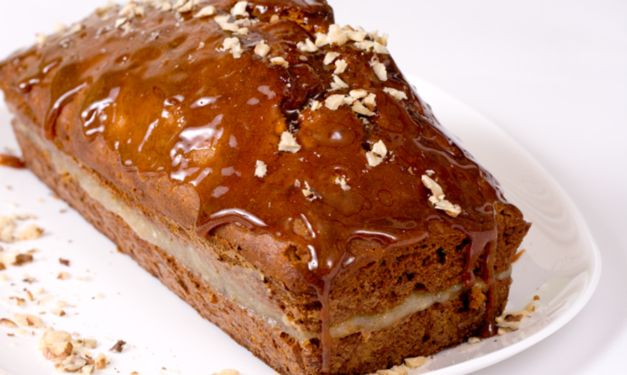 Медовый кекс с банановой прослойкой