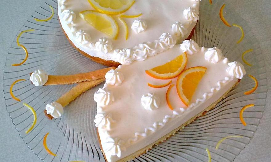 торт "Бабочка-лимонница"