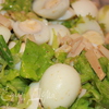 Салат экзотический с авокадо и перепелиными яйцами