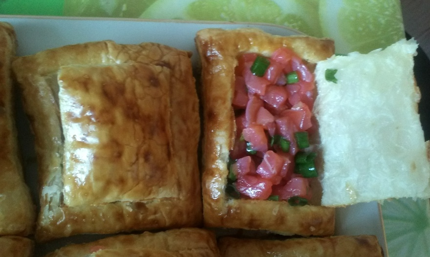 Тарталетки с семгой или форелью