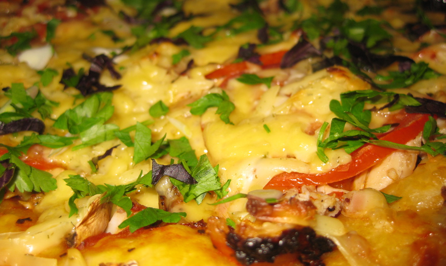 Пицца "Три шашлыка"