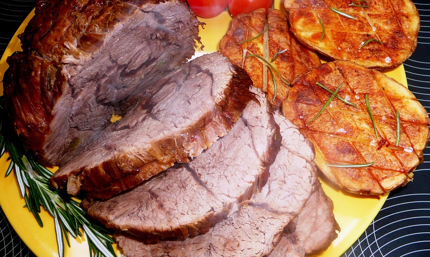 Запеченный картофель с розмарином