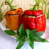 Фаршированные болгарские перцы с томатным соусом