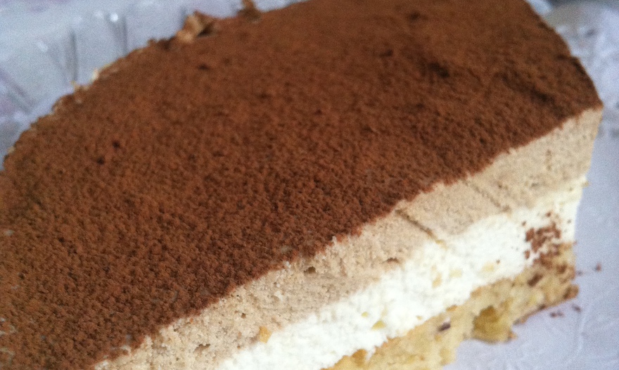 Ореховый торт с двумя муссами