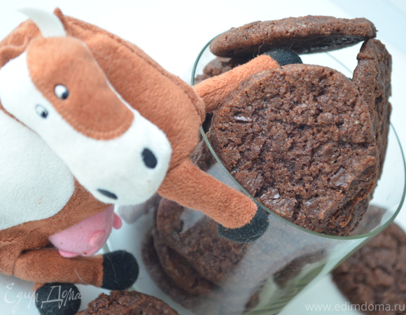 Двойное шоколадное печенье "Корова"(Korova)