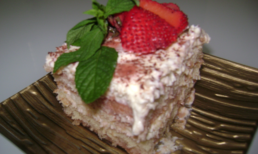 Клубничное тирамису