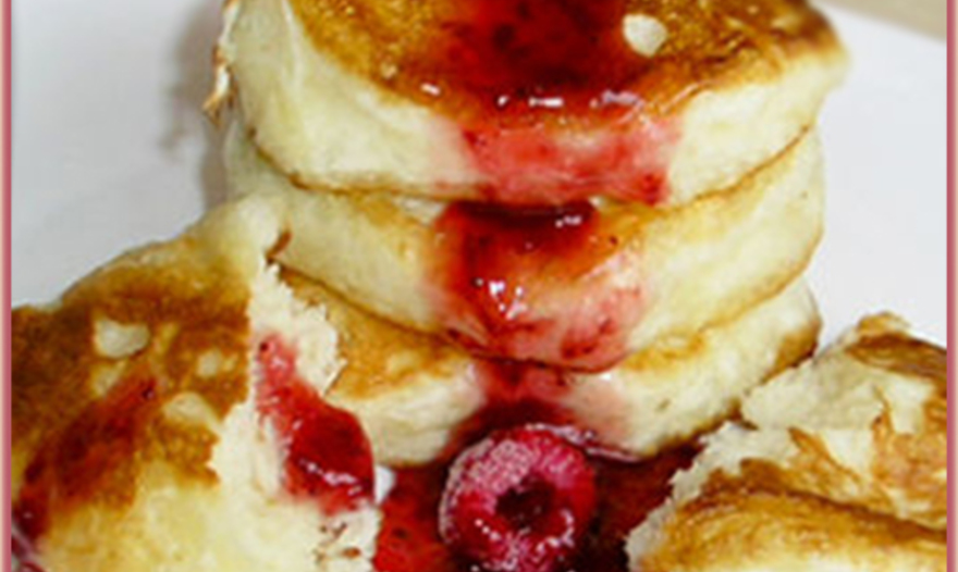 Дрожжевые оладьи на кефире