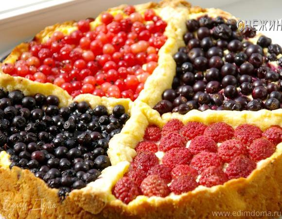 Творожный пирог «Четыре ягоды»