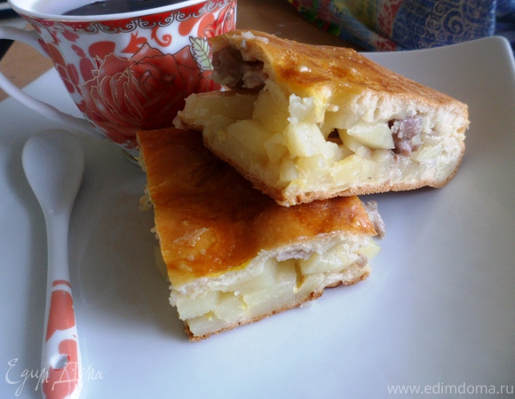 Пирог с картофелем и мясом: семейный рецепт