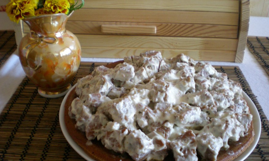 Творожный тортик-десерт "Панчо" (из СВЧ-печи)