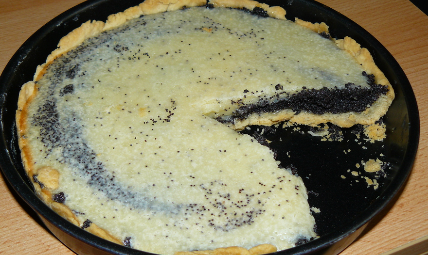 Маково-сметанный торт