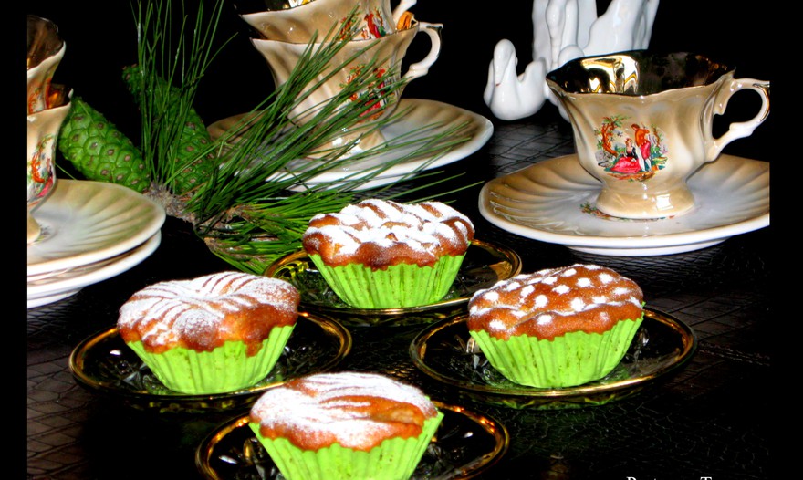 Мини-кексики (с нектаринами)