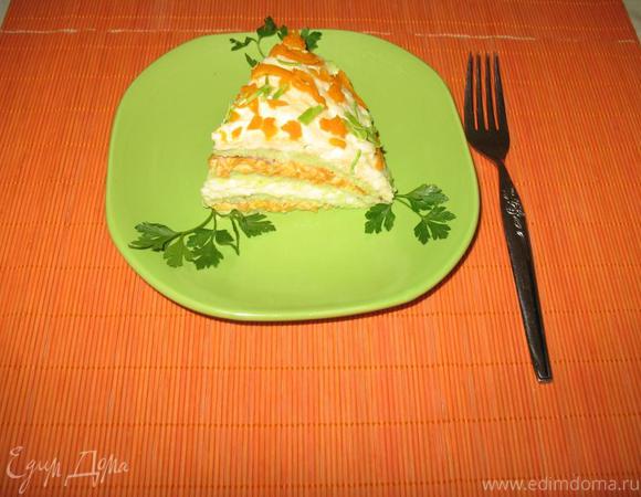 Сырно-кабачковый торт — рецепт с фото пошагово