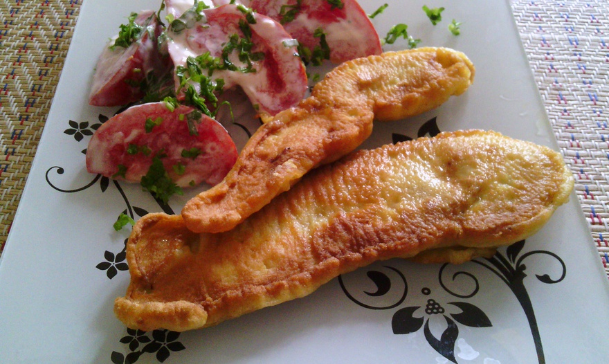 Куриная грудка в кляре (маринованная в бальзамическом уксусе)