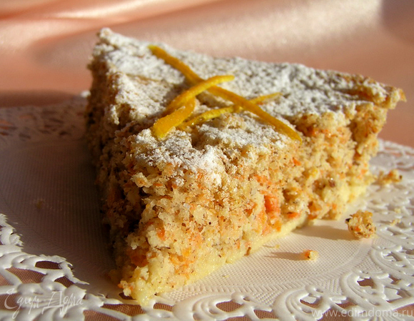 Итальянский морковный пирог