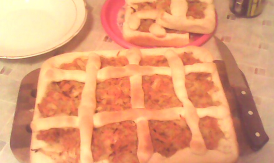 Простой капустный пирог