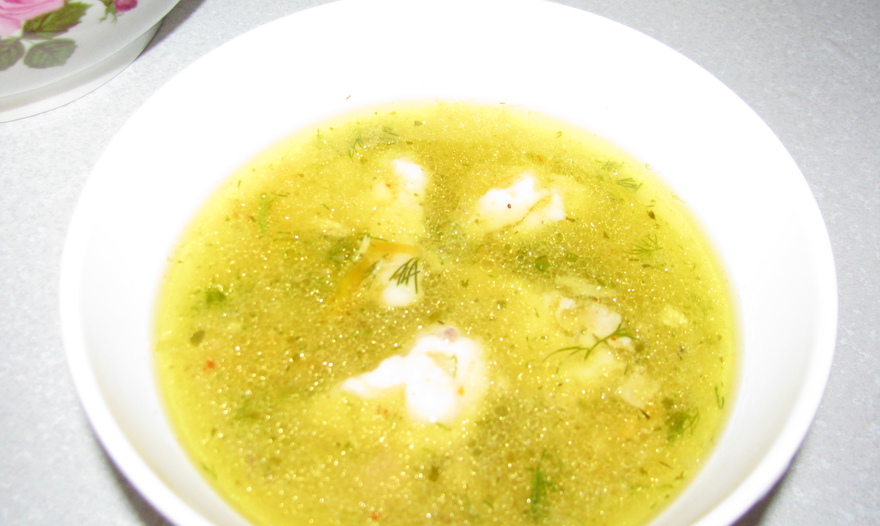 Детский супчик с клецками