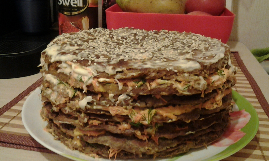 Печеночные тортики