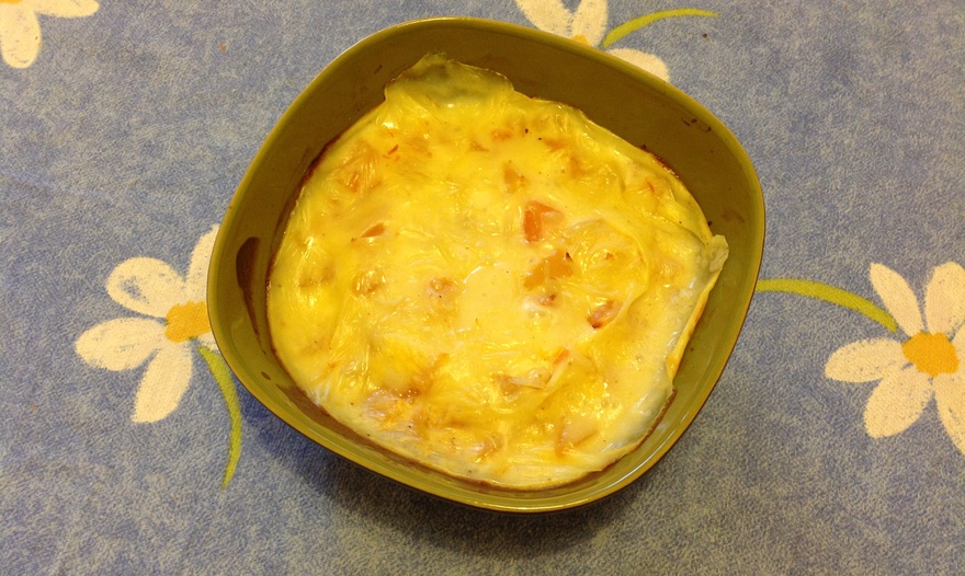 Легкий тыквенный гратен