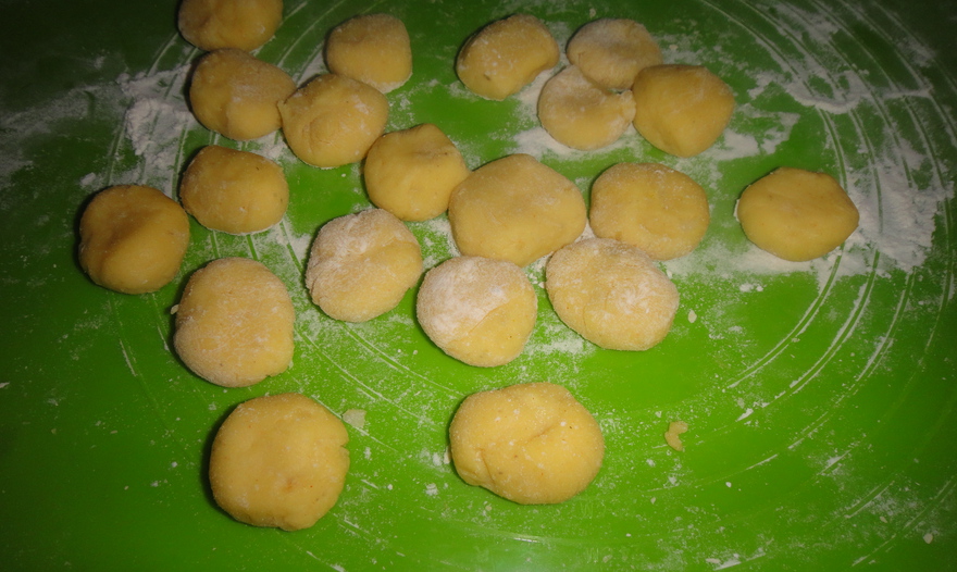 Ньокки картофельные с начинкой (клецки)