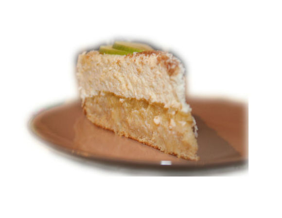 Яблочно-медовый торт