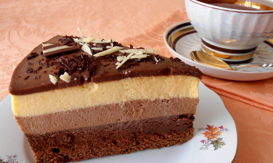 Торт "Три шоколада"