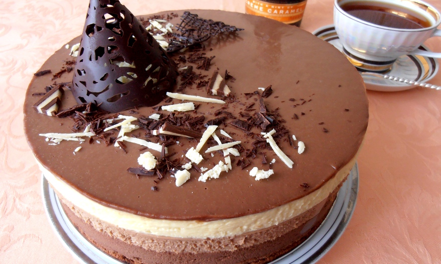 Торт "Три шоколада"