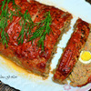 Мясная запеканка с грибами и перепелиными яйцами под сливочно-томатным соусом (Meat Loaf)