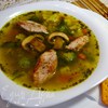 Весенний суп с замороженными овощами и рисом