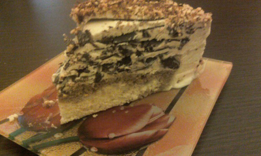 Мильфей «Семифредо с кофе и шоколадом» от Луки Монтерсино (Millefoglie Croccante Semifreddo al Caffè e Mascarpone)