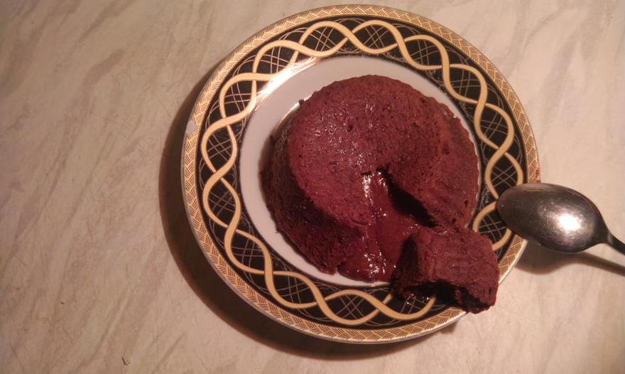 Шоколадные маффины (фондан) ко дню Святого Валентина