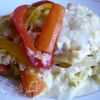 Филе камбалы на овощах под соусом из фенхеля и айвы «По щучьему велению»