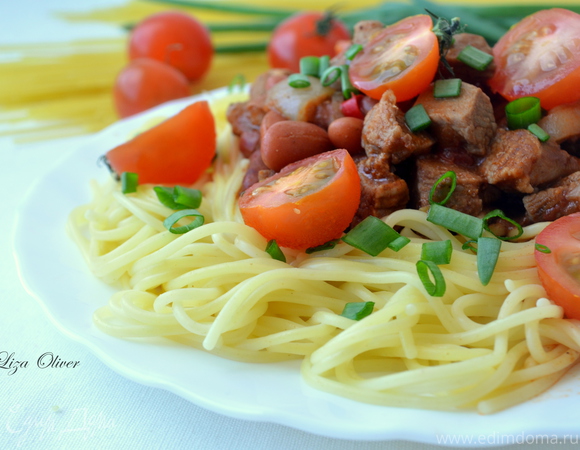 Спагетти с соусом "Цинциннати"