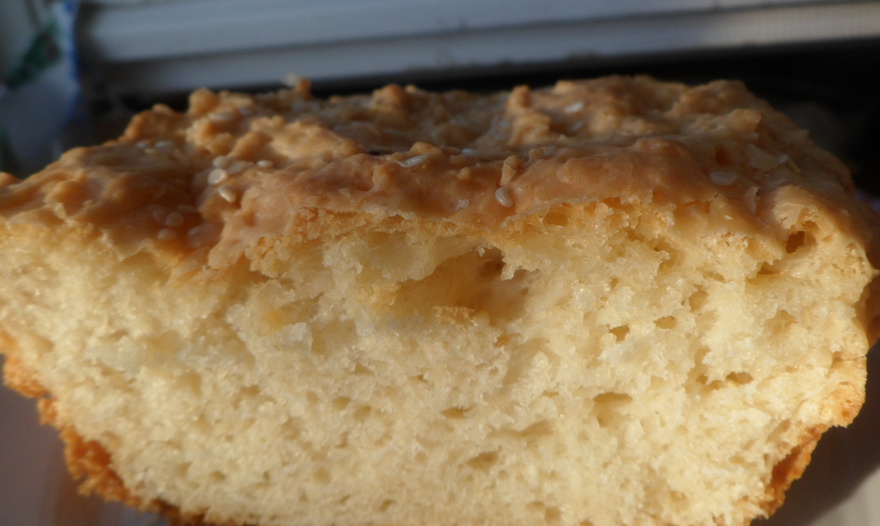 Домашний хлеб с петрушкой без замеса