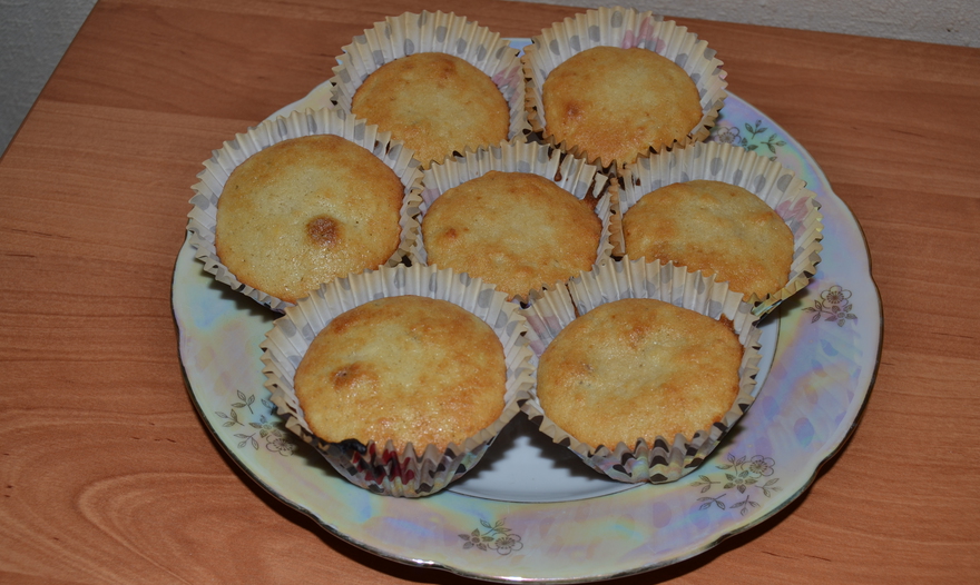 Яблочные маффины из рисовой муки