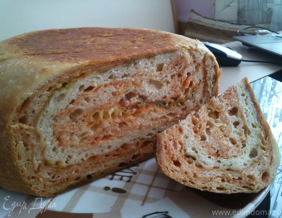 Хлеб из двух видов теста
