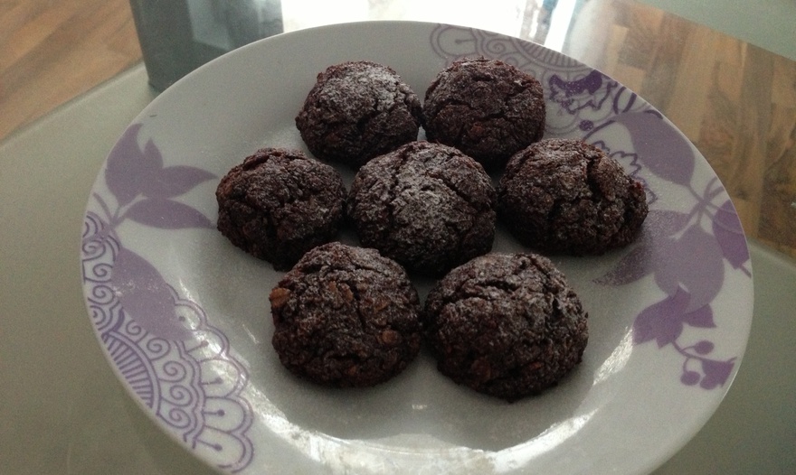 Овсяное печенье с шоколадом и кокосом