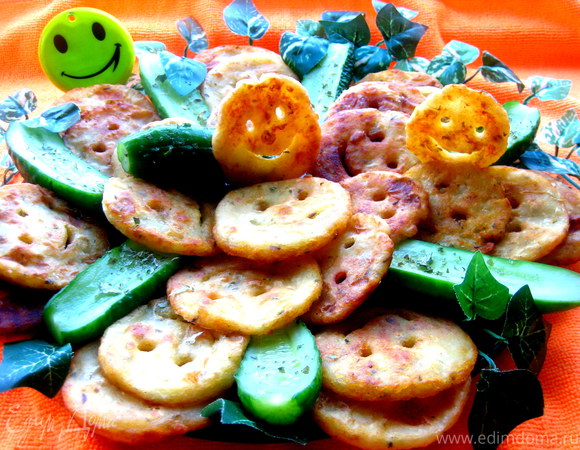 Картофельные смайлики для настроения и перекуса